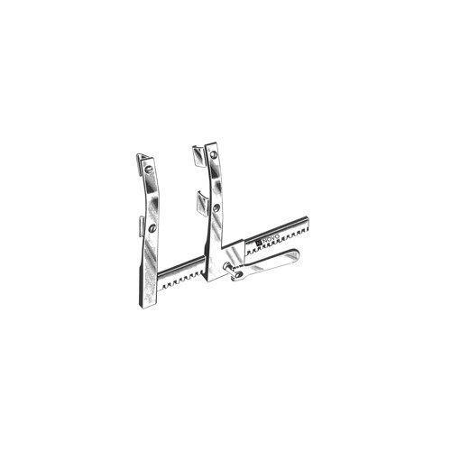 Pacifico Sternal Retractor, Upper Blades: 1 3/8" (2.8 Cm) Wide X 1 1/8" (2.7 Cm) Long, Lower Blades: 1 1/8" (2.7 Cm) Wide X 3/4" (1.9 Cm) Long